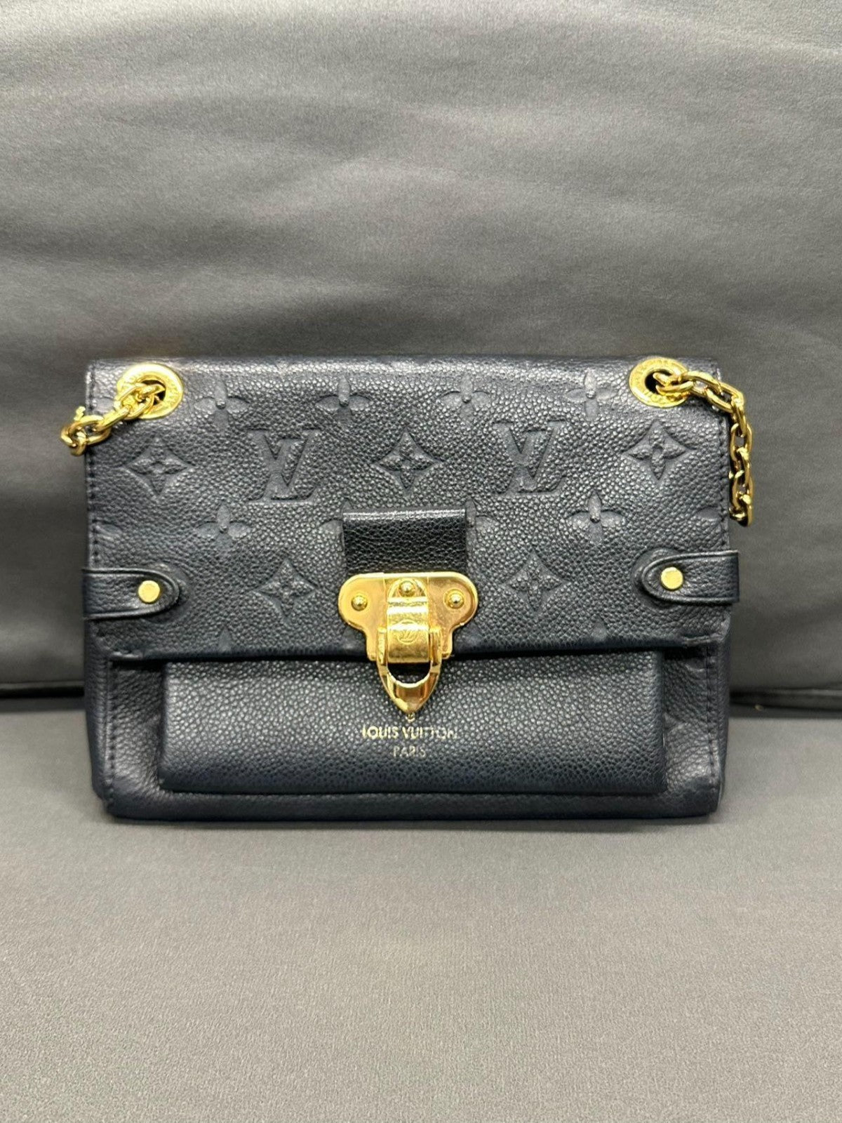 SJ0001 LV Vavin black leather