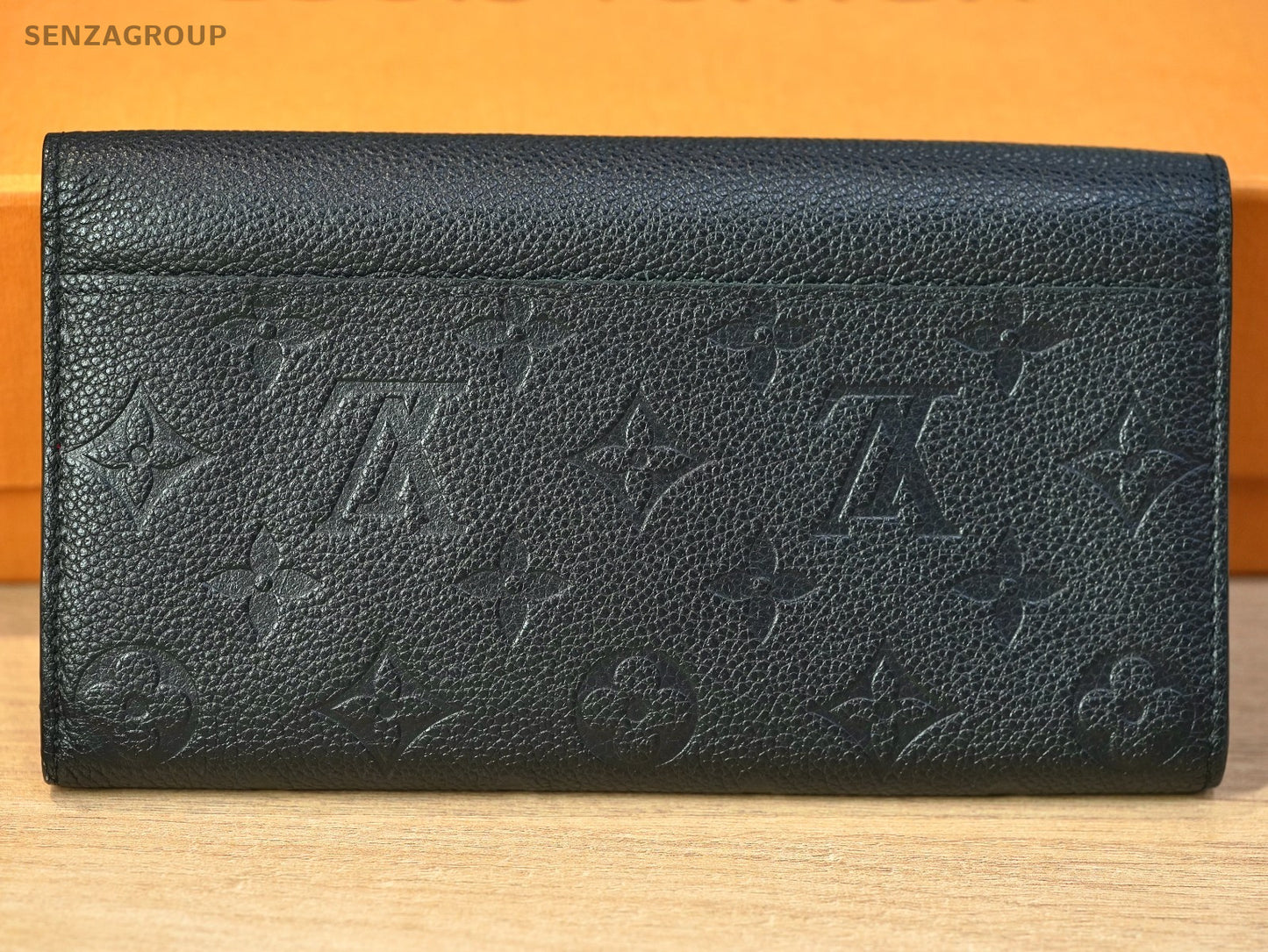 Louis Vuitton Monogram Empreinte Black Wallet Leather