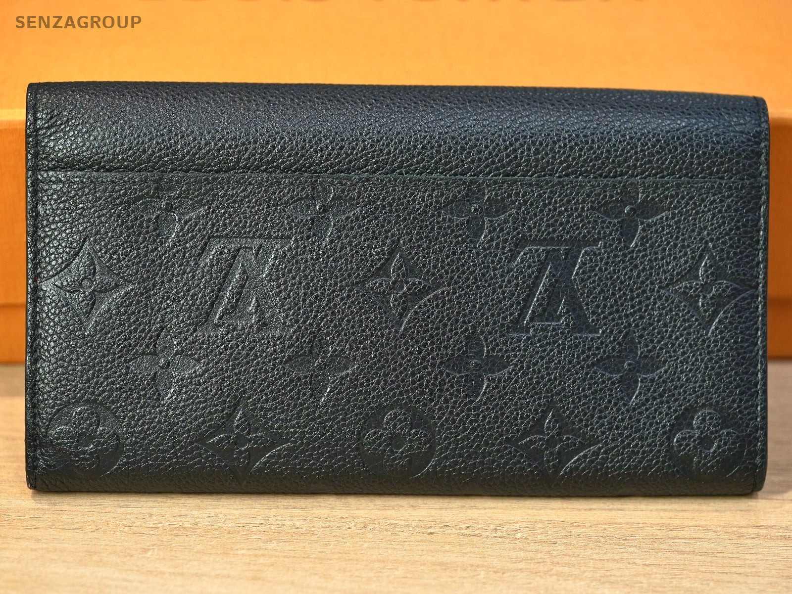 Louis Vuitton Monogram Empreinte Black Wallet Leather