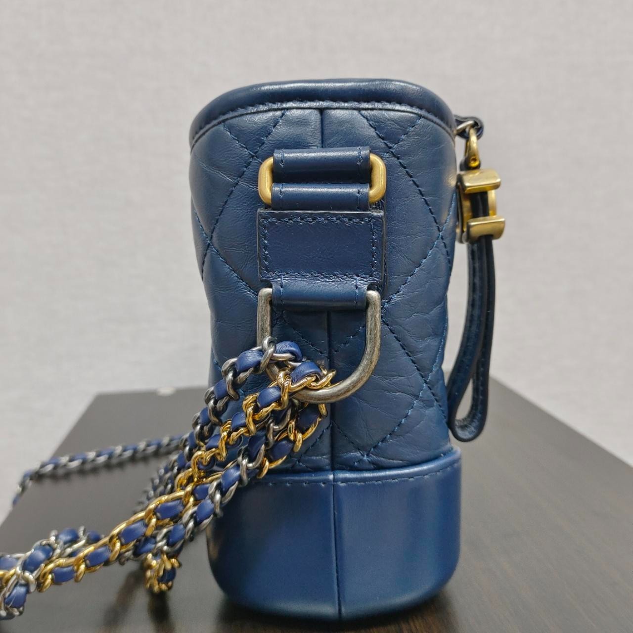 SJ0001 CHANEL Hobo Bag Gabrille pmblue