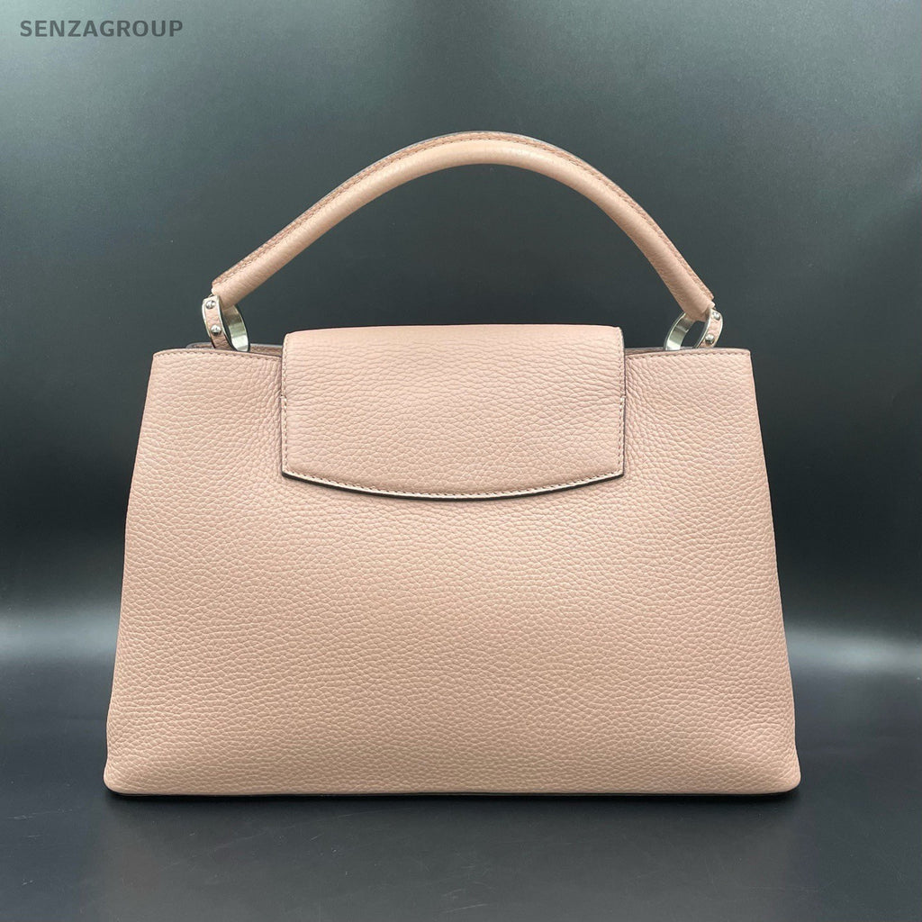 Louis Vuitton Capuciness GM Top Handle Bag Pink Gold Women Classic Fashion