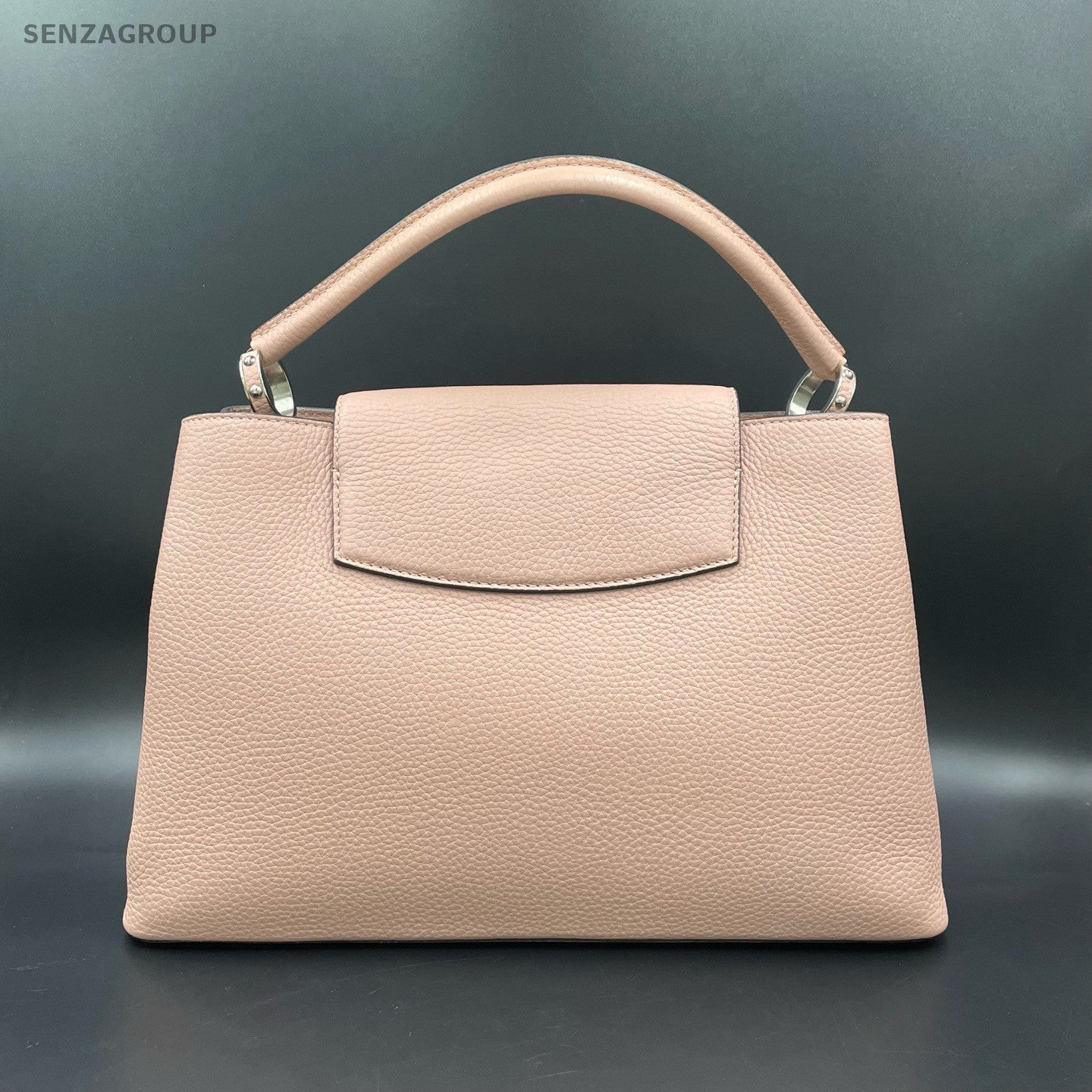 Louis Vuitton Capuciness GM Top Handle Bag Pink Gold Women Classic Fashion