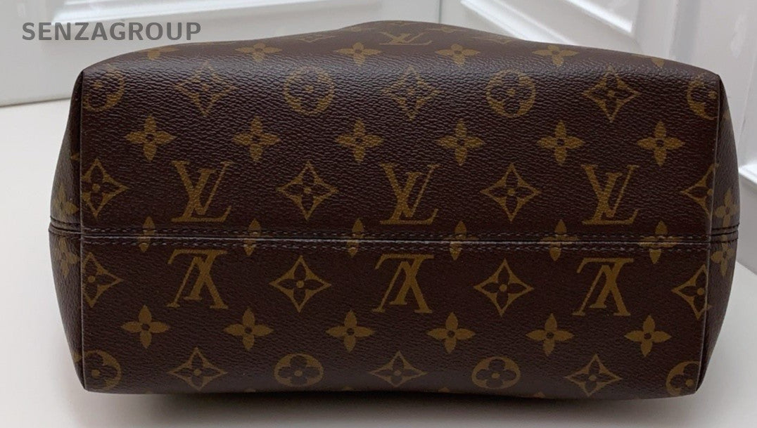 Louis Vuitton Monogram Top Handle Shoulder Crossbody Bag Brown Women
