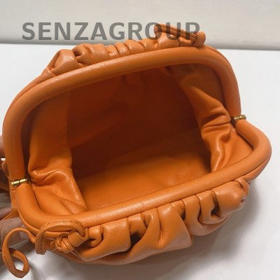Bottega Veneta POUCH Orange Mini Crossbody Bag Women Classic Fashion
