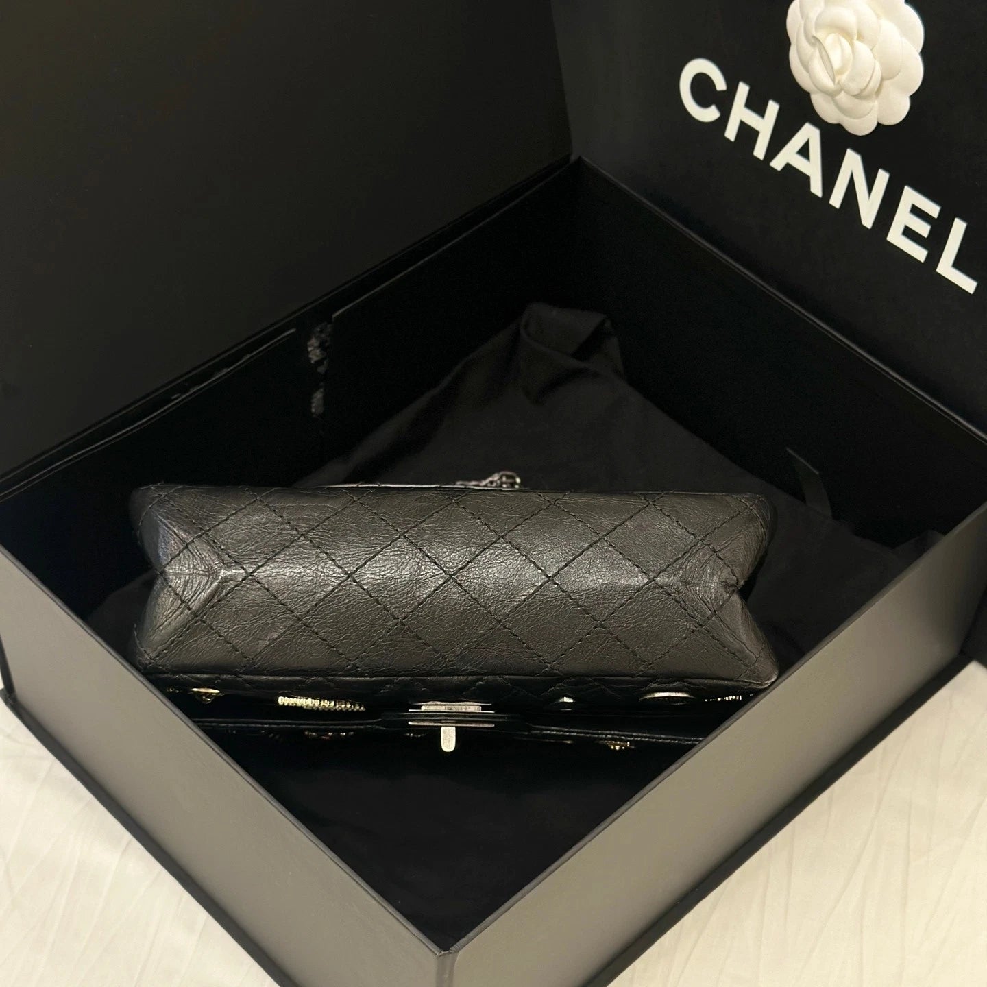 CHANEL 2.55 Mini Badge Limited Edition Shoulder Bag For Women