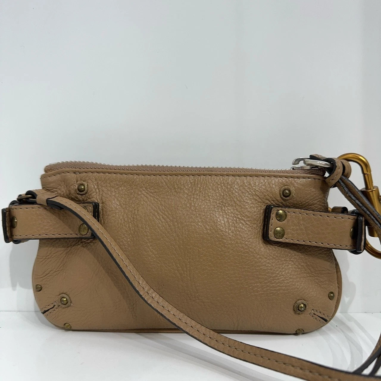 Chloe Exquisite Brown Lock Armpit Shoulder Bag For Women