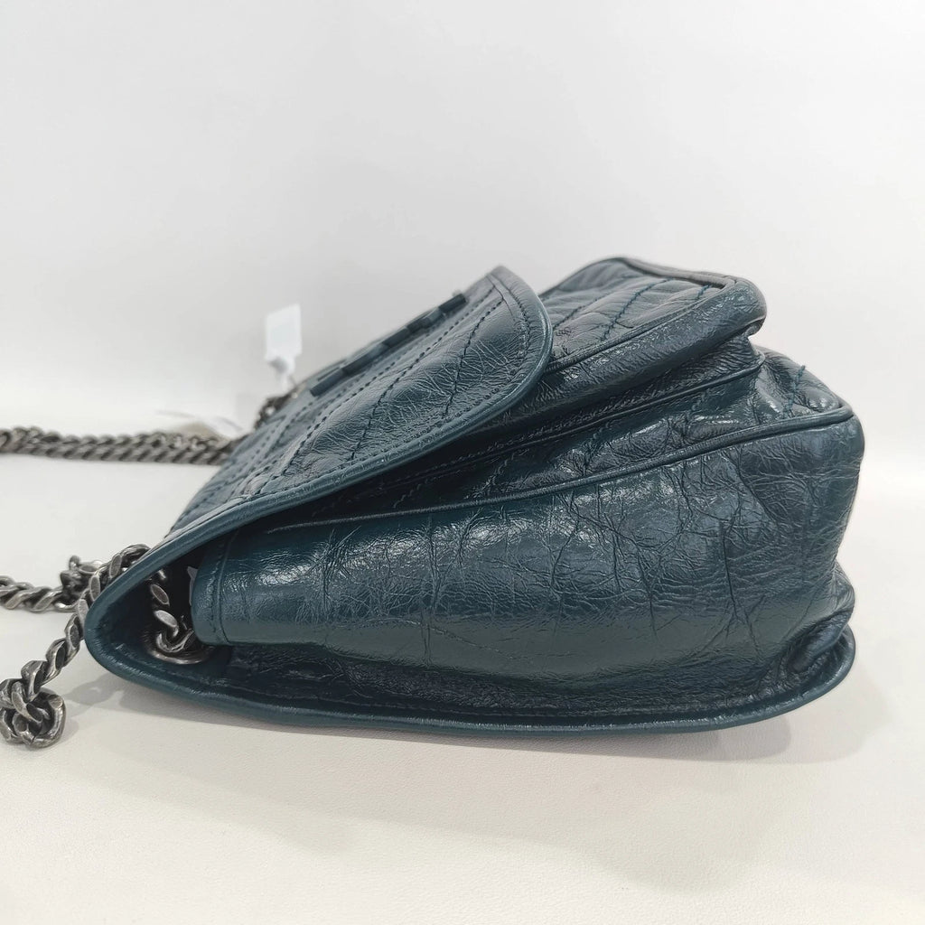 Saint Laurent Niki Leather Shoulder Bag Crossbody Excellent