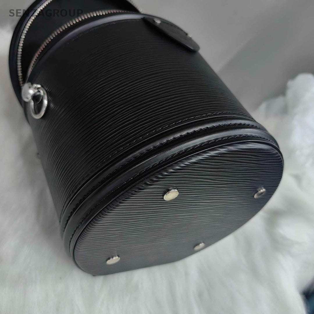 Louis Vuitton Cannes Epi Leather Top Handle 2way Shoulder bag Women Black