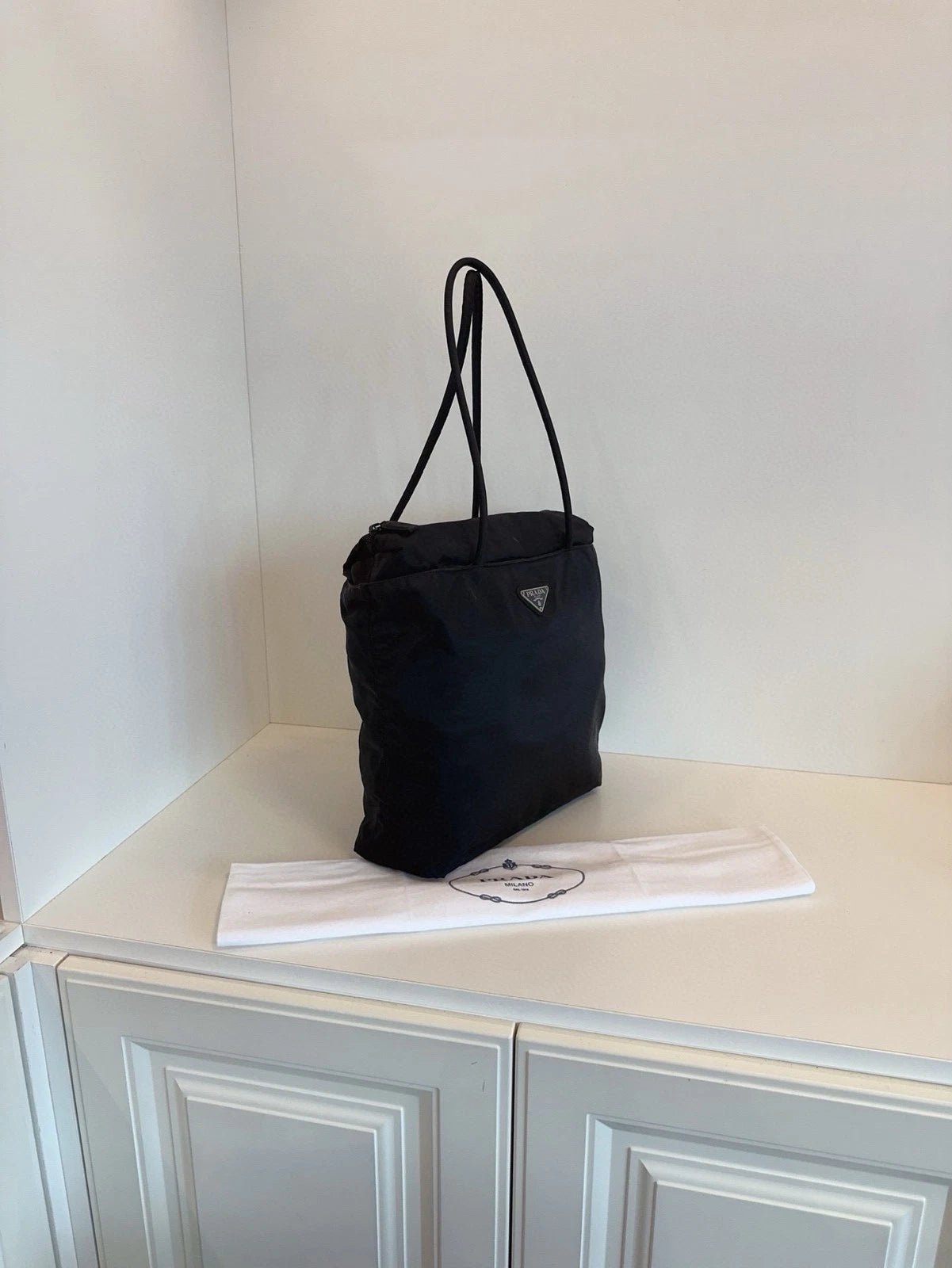 Prada Black Shoulder Tote Bag for Women