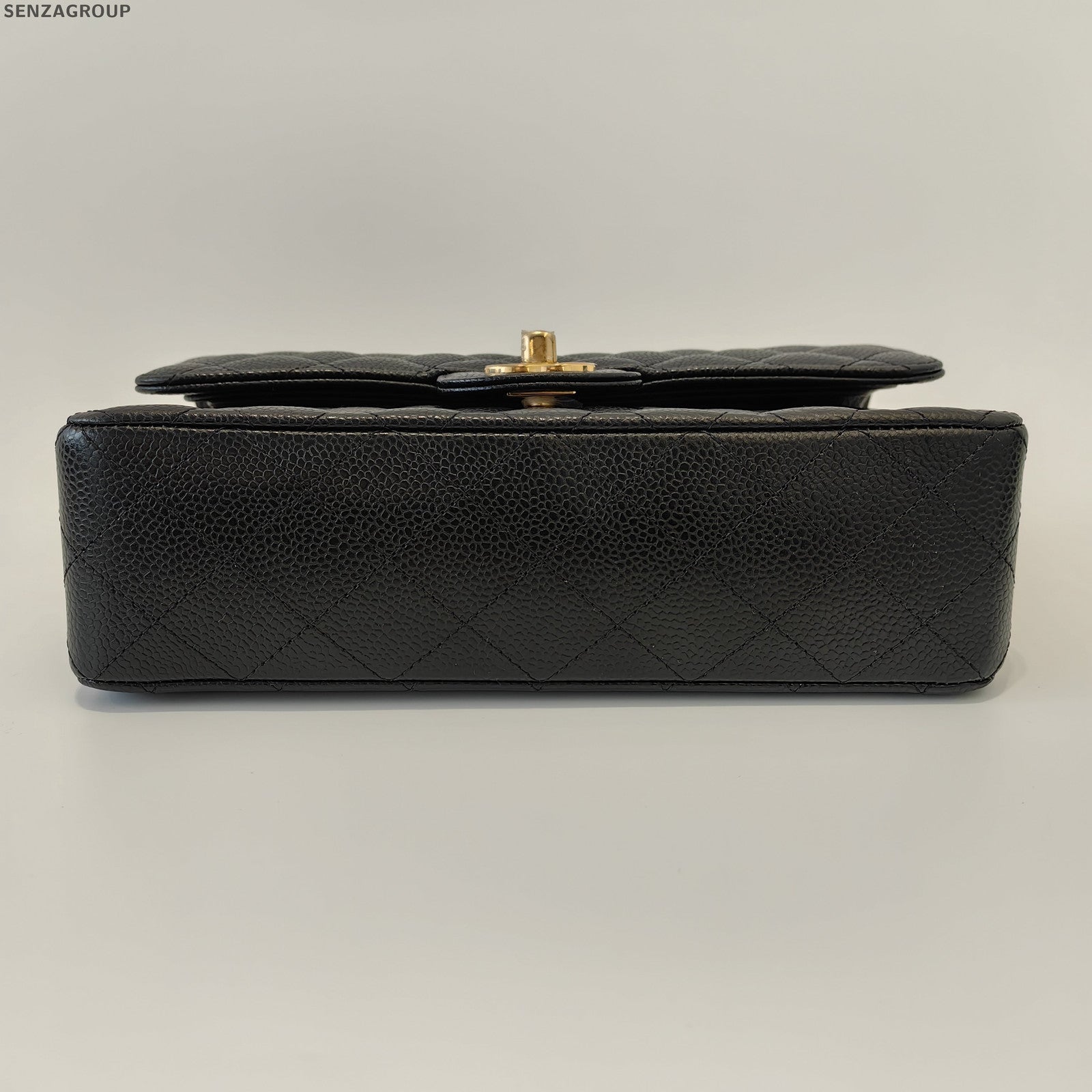 Chanel Classic Flap Black Caviar Small Chain Shoulder Crossbody Bag