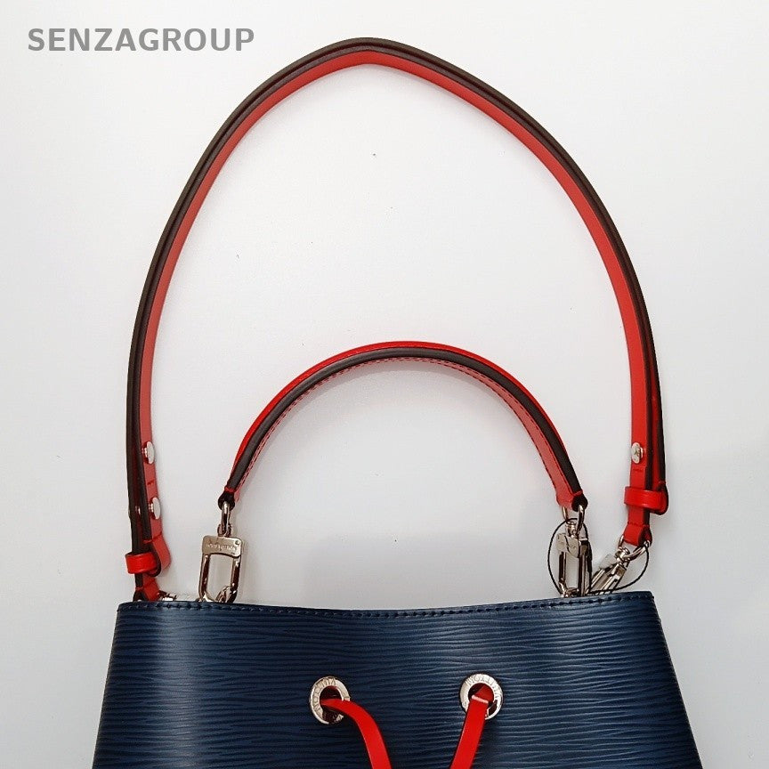 Louis Vuitton Epi Bucket Blue Gold Top Handle Bag Crossbody Used Women Classic