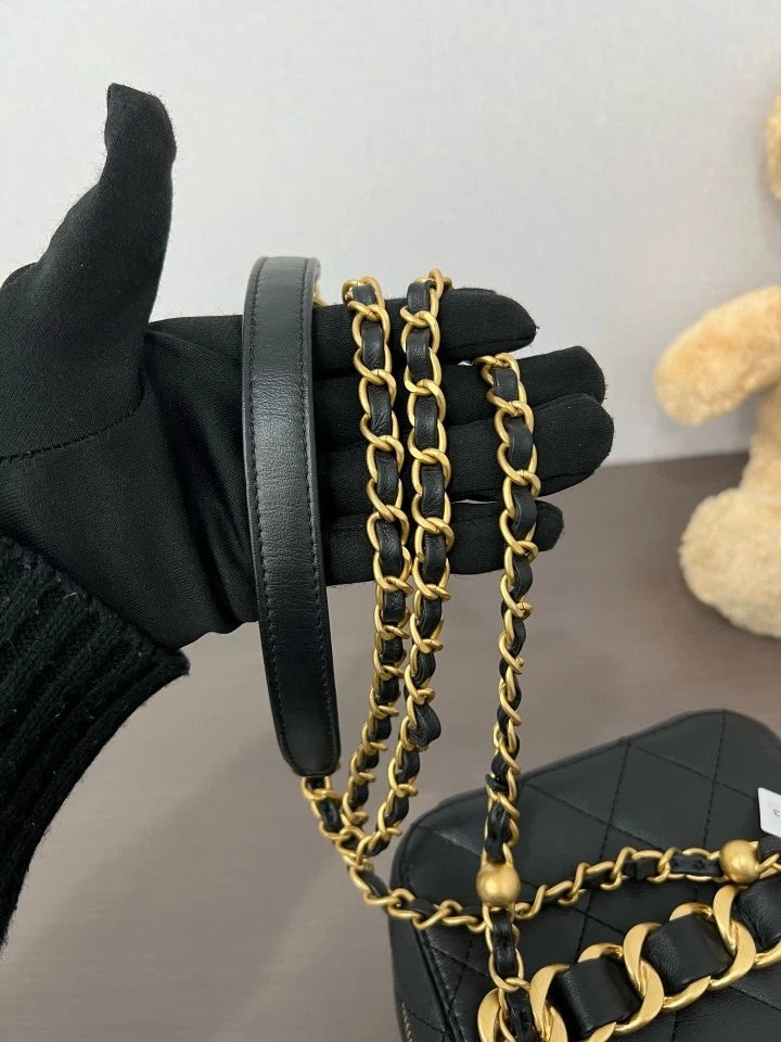 Authentic CHANEL Women's Leather Mini Crossbody Bag