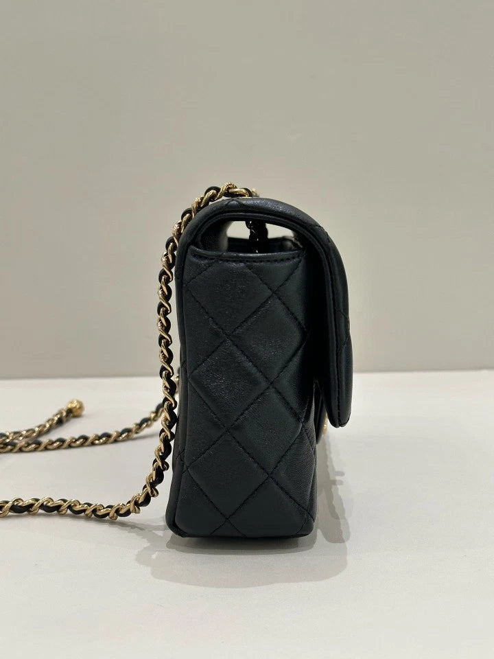 CHANEL CF Chain Shoulder Bag Crossbody For Women