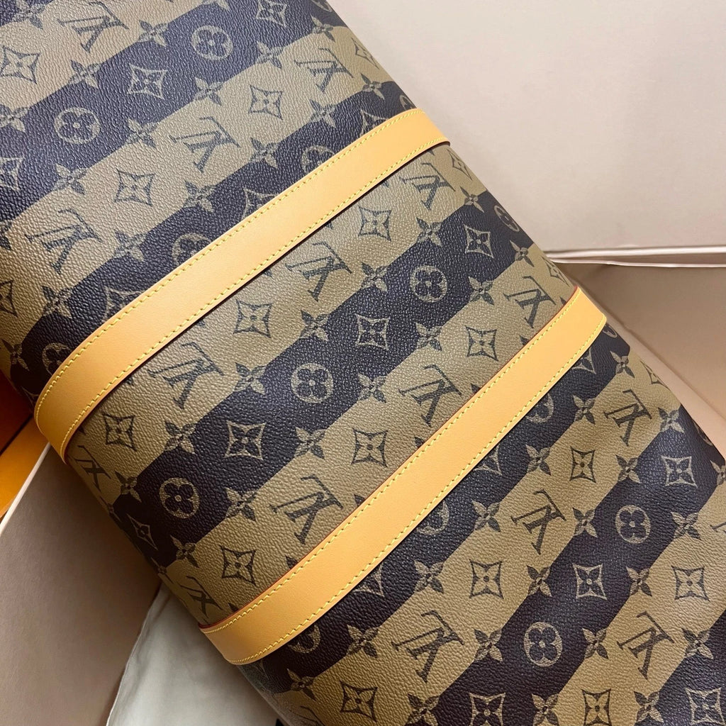 Louis Vuitton x NIGO Keepall50 Canvas Handbag For Women