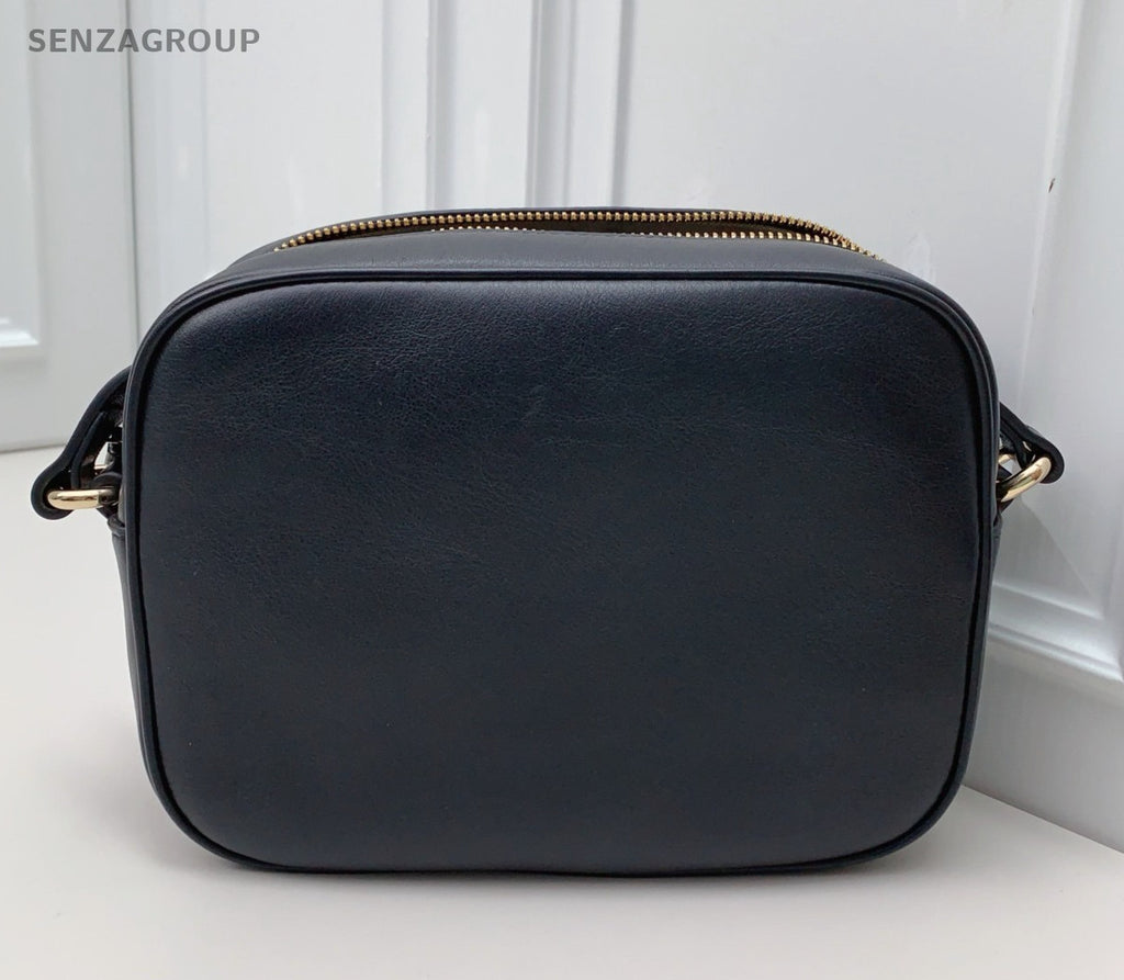 Gucci SOHO Disco Bag Shoulder Bag Black Gold Used Women Classic