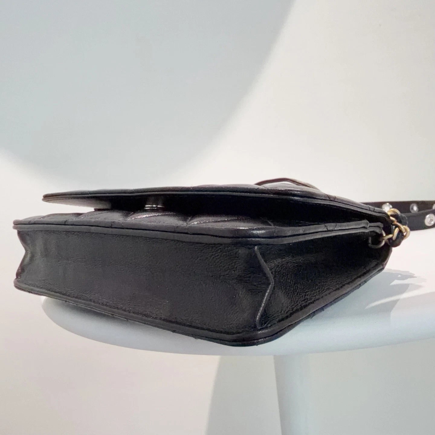Chanel Series Wallet On Chain (WOC) Crossbody Bag Black Classic