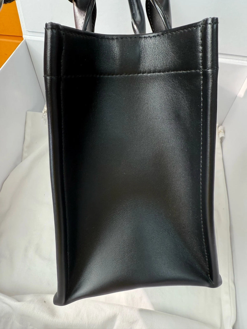 Dior Full Leather Black Gold Small Tote Bag For Women