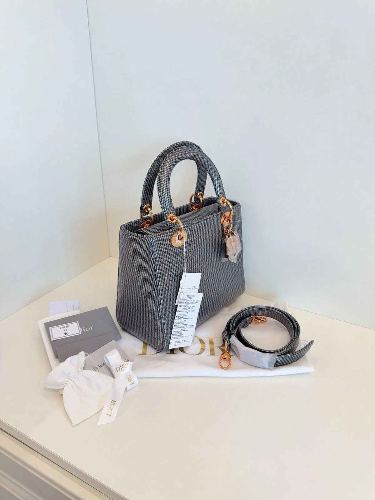 Dior Lady Dior Top Handle Excellent