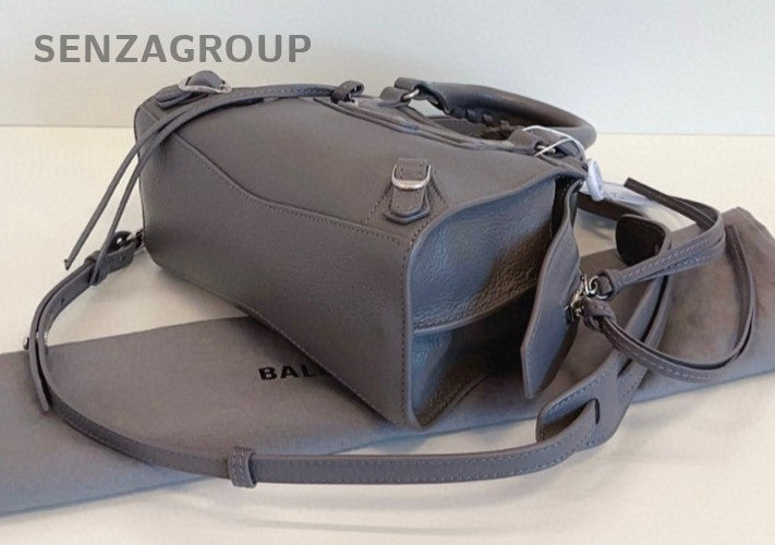Balenciaga Neo Classic City mini Top Handle 2way  Handbag Crossbody Gray