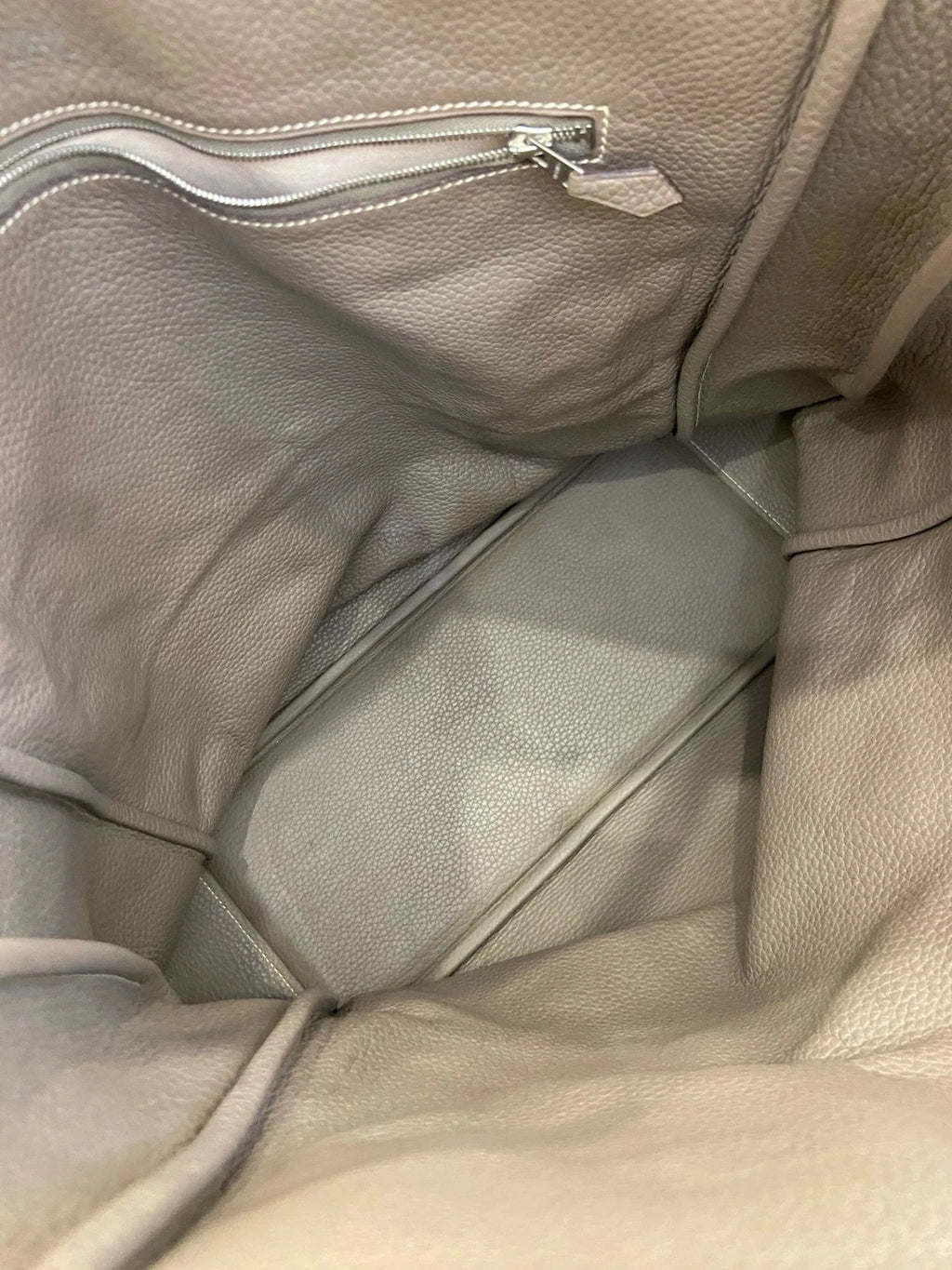 Hermes Victoria Tote Bag For Women Gray Leather