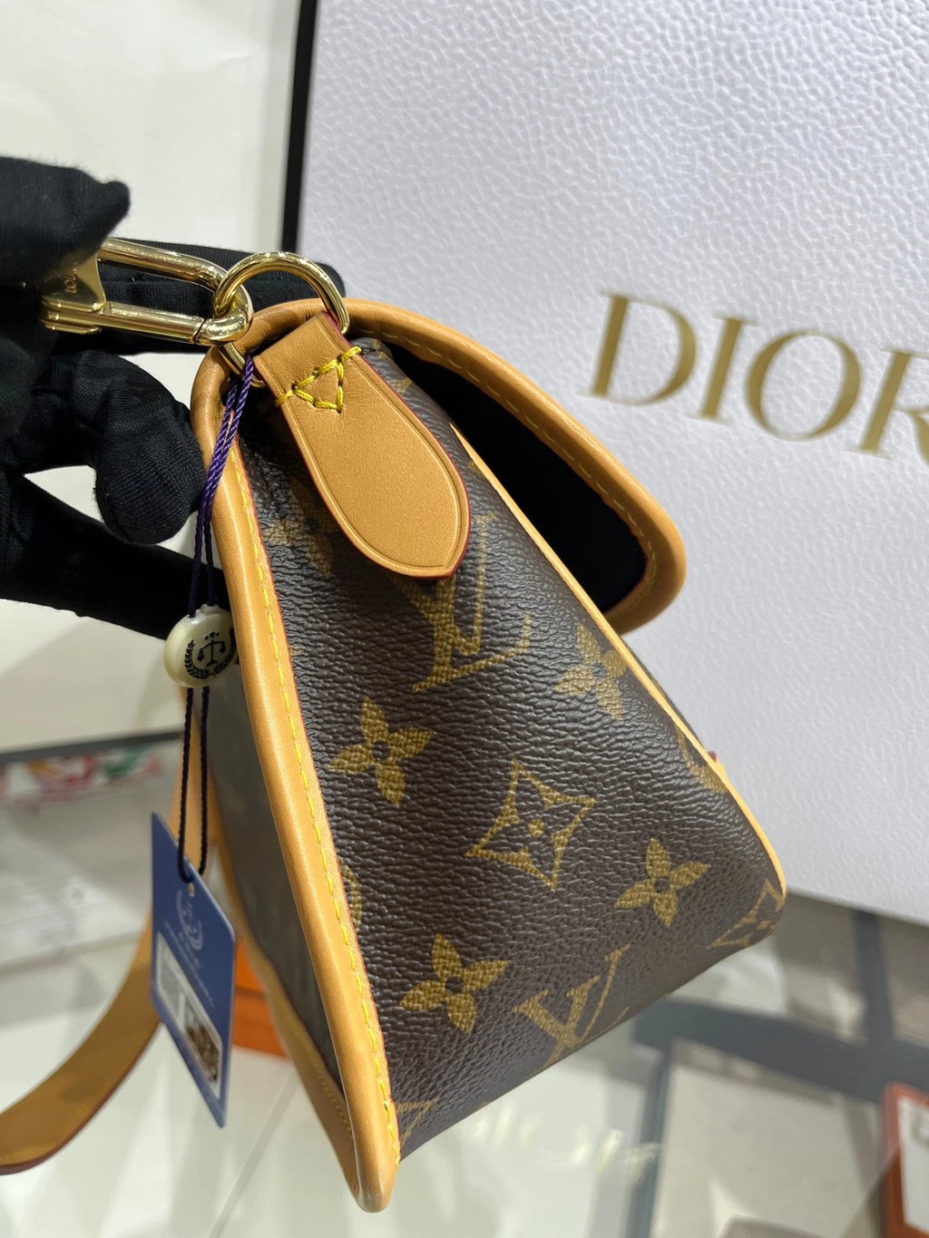 Louis Vuitton Monogram Canvas Shoulder Bag For Women