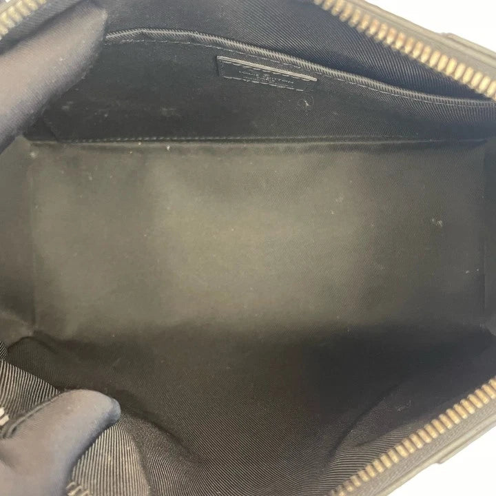 Louis Vuitton City Keepall27 Black Leather Handbag For Unisex