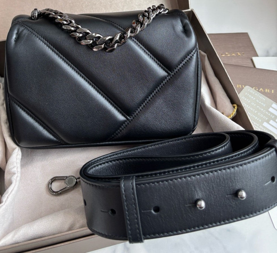 Bvlgari Serpenti Cabochon Shoulder bag Chain Strap Almost Brand NEW Women
