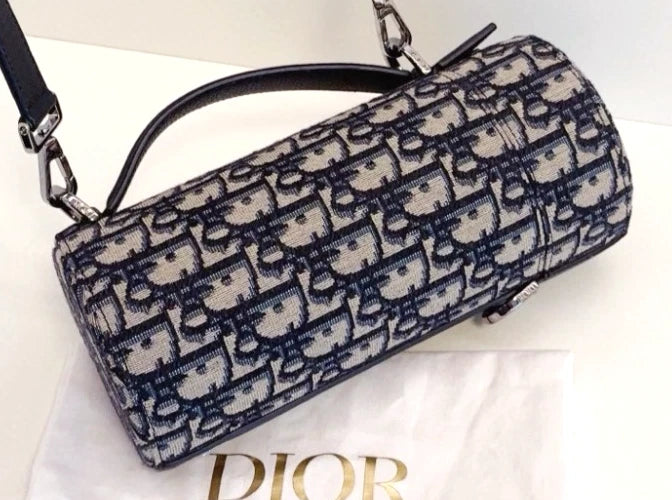 Christian Dior Monogram Cylinder-shaped bag Top Handle 2WAY Crossbody
