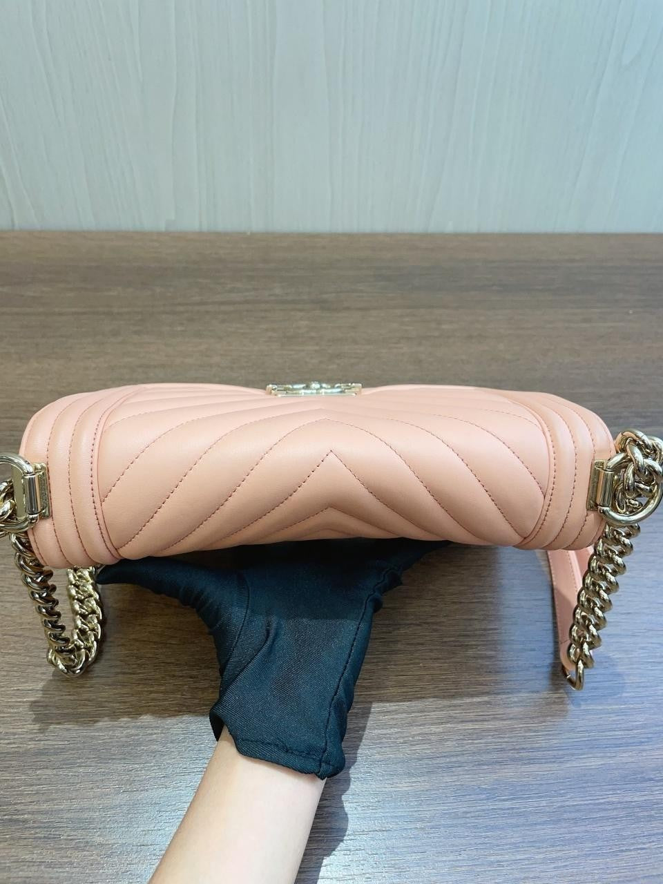SJ0001 CHANEL leboy v pattern pink