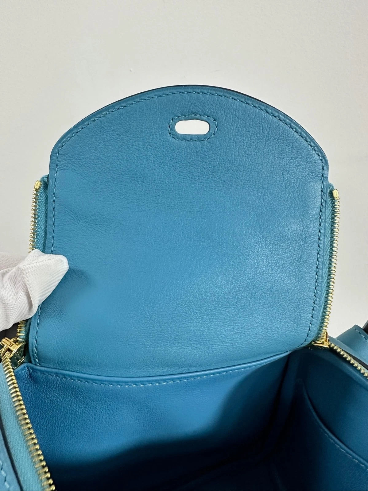 Hermes Mini Lindy Swift Calfskin Women Top Handle Crossbody Bag