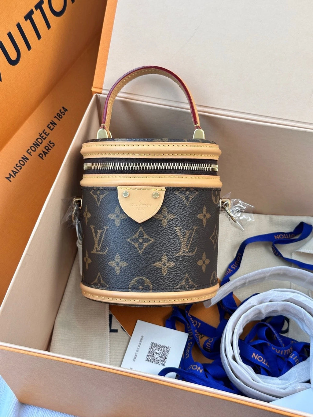 Louis Vuitton Cannes Monogram Canvas Mini Bucket Bag