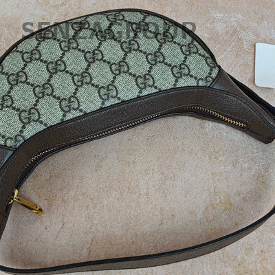 Gucci Ophidia Brown GG Canvas Shoulder Bag - Classic Women's Handbag