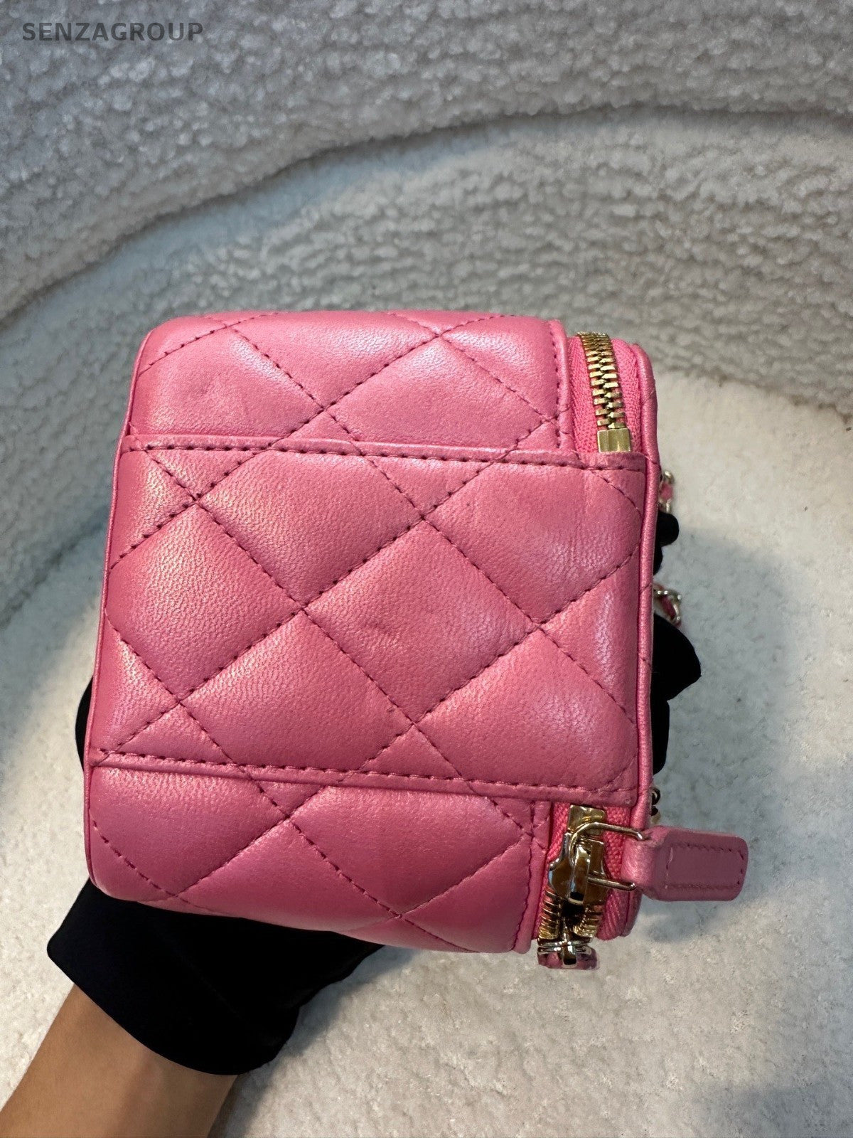 CHANEL Vanity Box Sweet Series Chain Shoulder bag Crossbody Pink Women