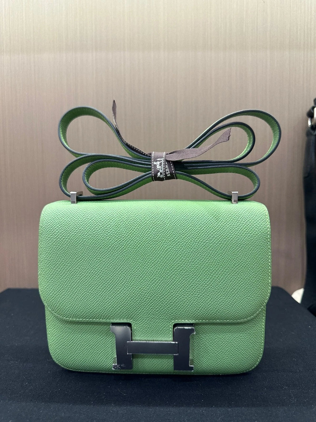 Hermes Constance 19 Green Epsom Leather Crossbody Bag For Women