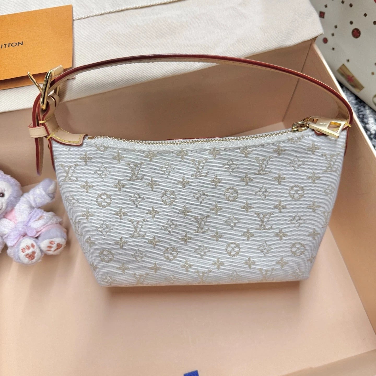Louis Vuitton Canvas Dune Lunch Top Handle Bag For Women