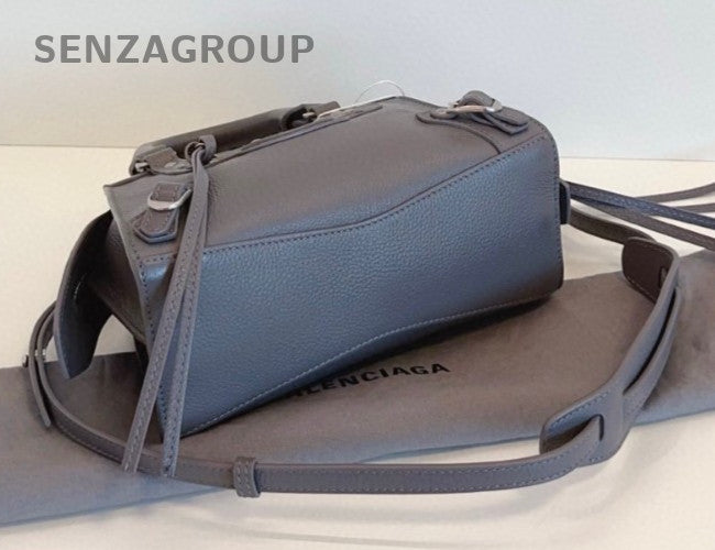 Balenciaga Neo Classic City mini Top Handle 2way  Handbag Crossbody Gray