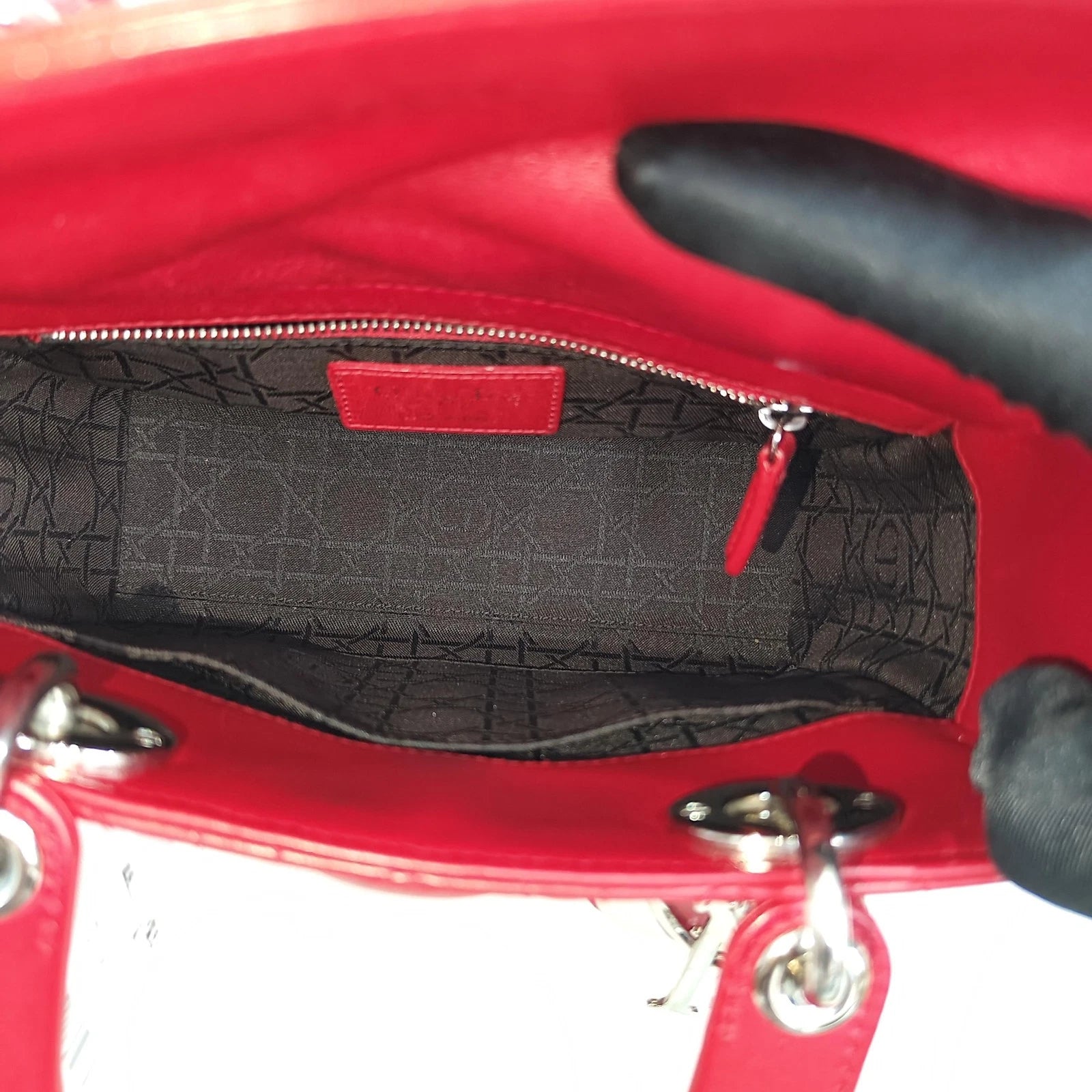 Dior Lady Dior Shoulder Bag Excellent