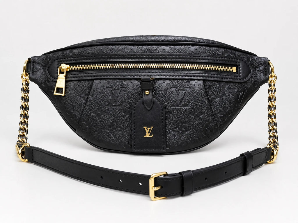 Louis Vuitton High Rise PM Bumbag Monogram Empreinte Black Excellent