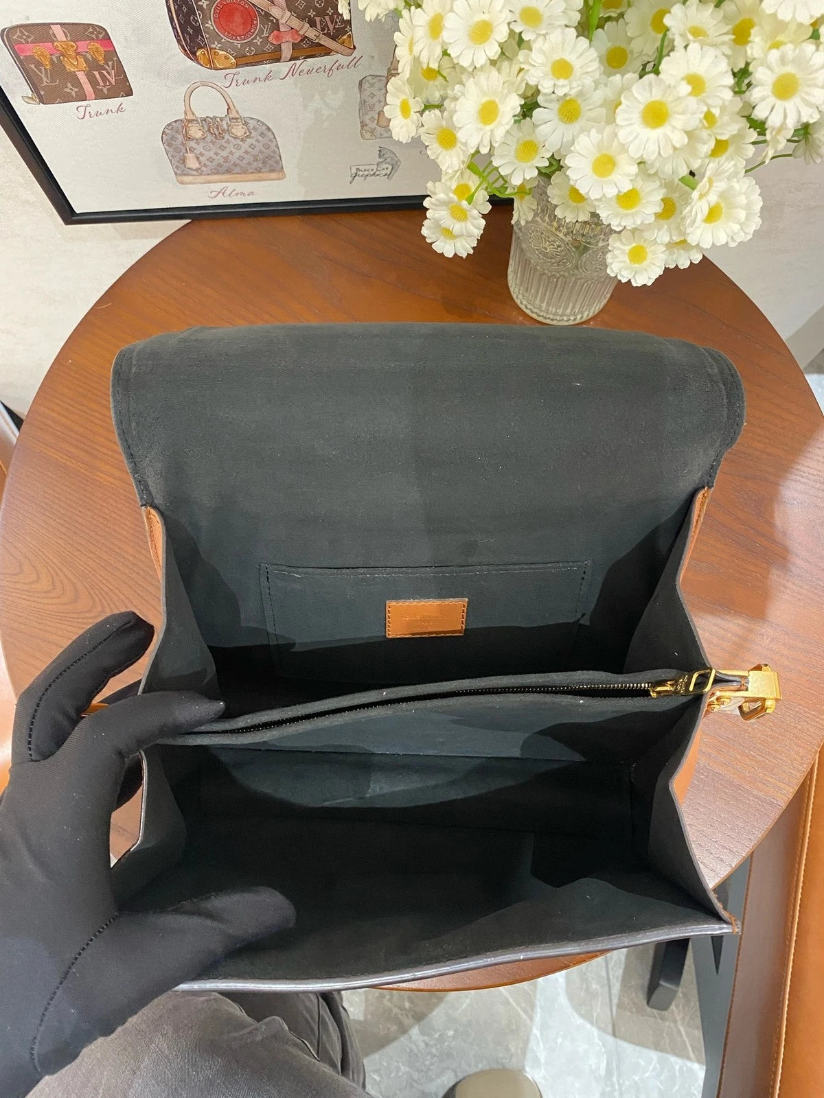 Louis Vuitton Dauphine Medium Monogram Canvas Shoulder Bag For Women
