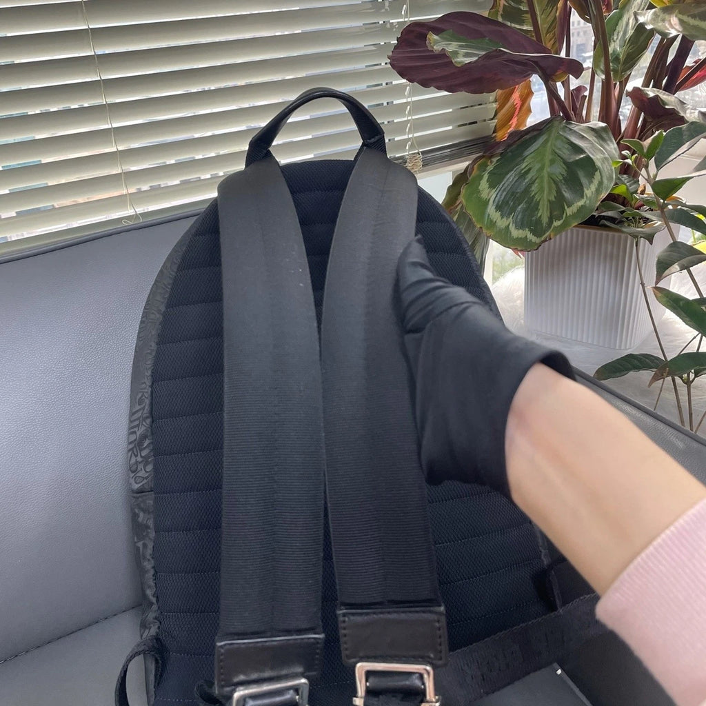 Dior x Stussy All Over Logo Print Casual Backpack For Women