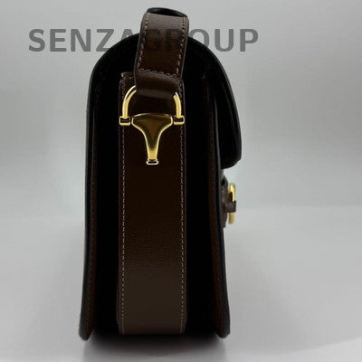 Gucci Horsebit 1955 GG Supreme Saddle Bag Brown Gold Bucket Women's Classic
