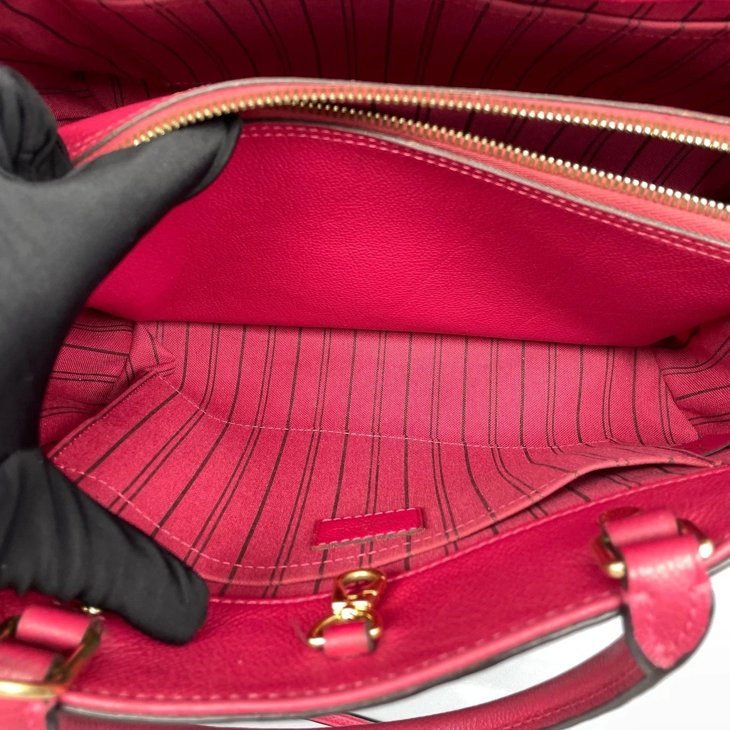 Louis Vuitton Montaigne MM Pink Tote Bag for Women