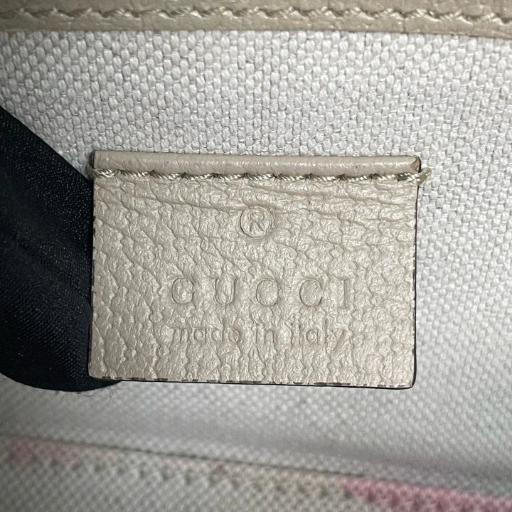 Gucci Horsebit 1955 Beige Leather Shoulder Crossbody Box Bag For Women