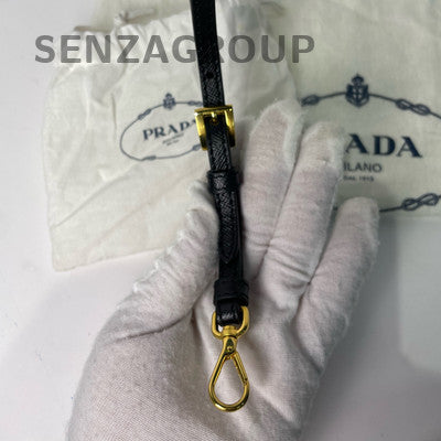 Prada Nylon Mini Camera Bag Black Gold Shoulder Crossbody Classic Women