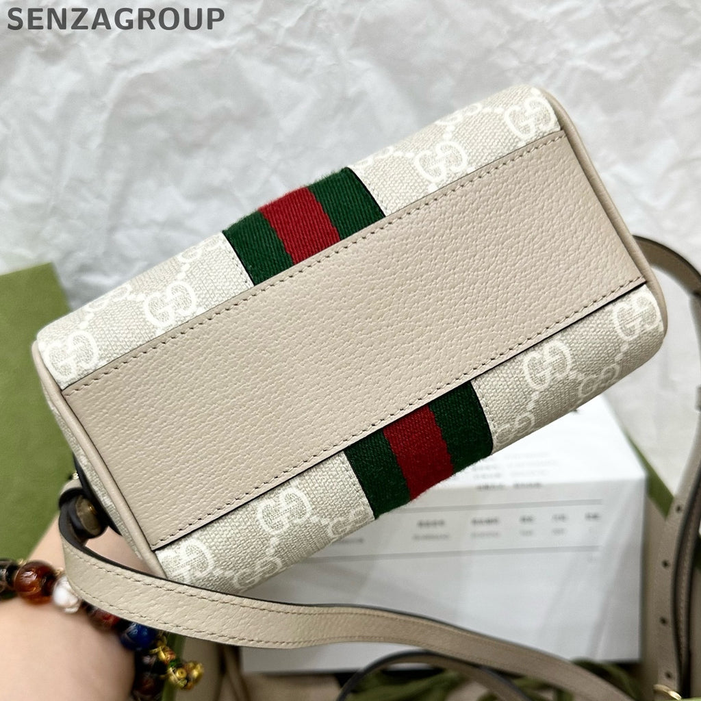 Gucci Ophidia Nano Bag Beige Women's Classic Shoulder Crossbody Bag