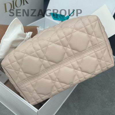 Dior Toile de Jouy Toujours Small Tote Bag Pink Gold Hardware