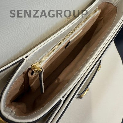 Gucci Horsebit 1955 Messenger Bag in White - Classic Women's Shoulder Bag