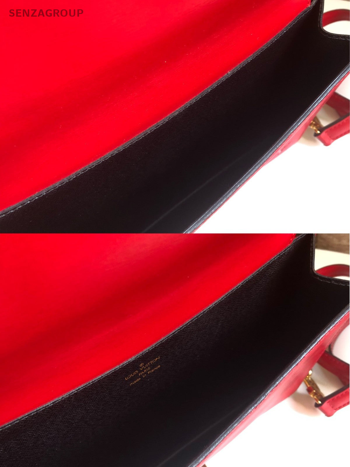 Louis Vuitton Water ripples shoulder bag red crossbody woman