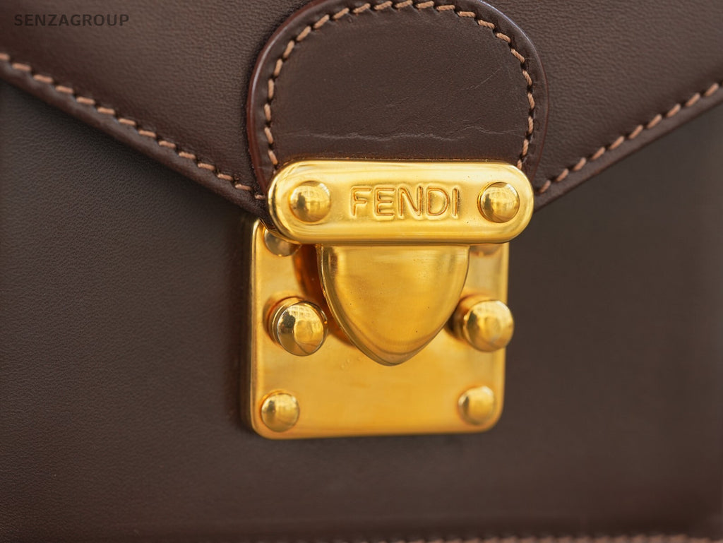 FENDI  Zucca 2way Tote Handbag Brown
