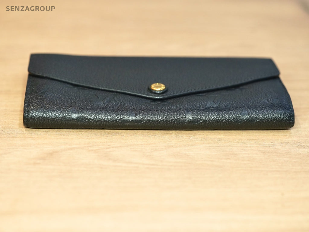 Louis Vuitton Monogram Empreinte Black Wallet Leather